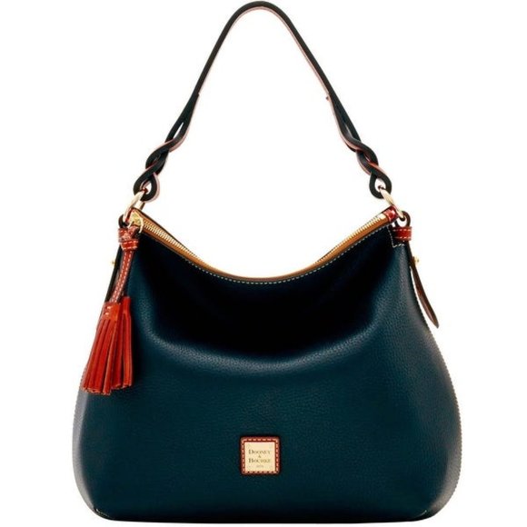 Dooney & Bourke Handbags - Dooney & Bourke Pebble Grain Twist Strap Hobo